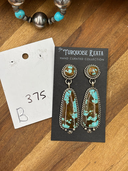 Mine #8 #92-5B Earrings by Chassity Belone, Navajo