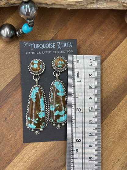 Mine #8 #92-5B Earrings by Chassity Belone, Navajo