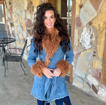 The Amarillo Denim Duster Jacket