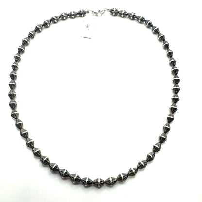 18" Sterling Silver Torpedo Pearl Necklace