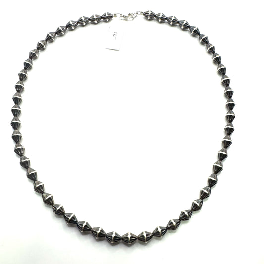 18" Sterling Silver Torpedo Pearl Necklace