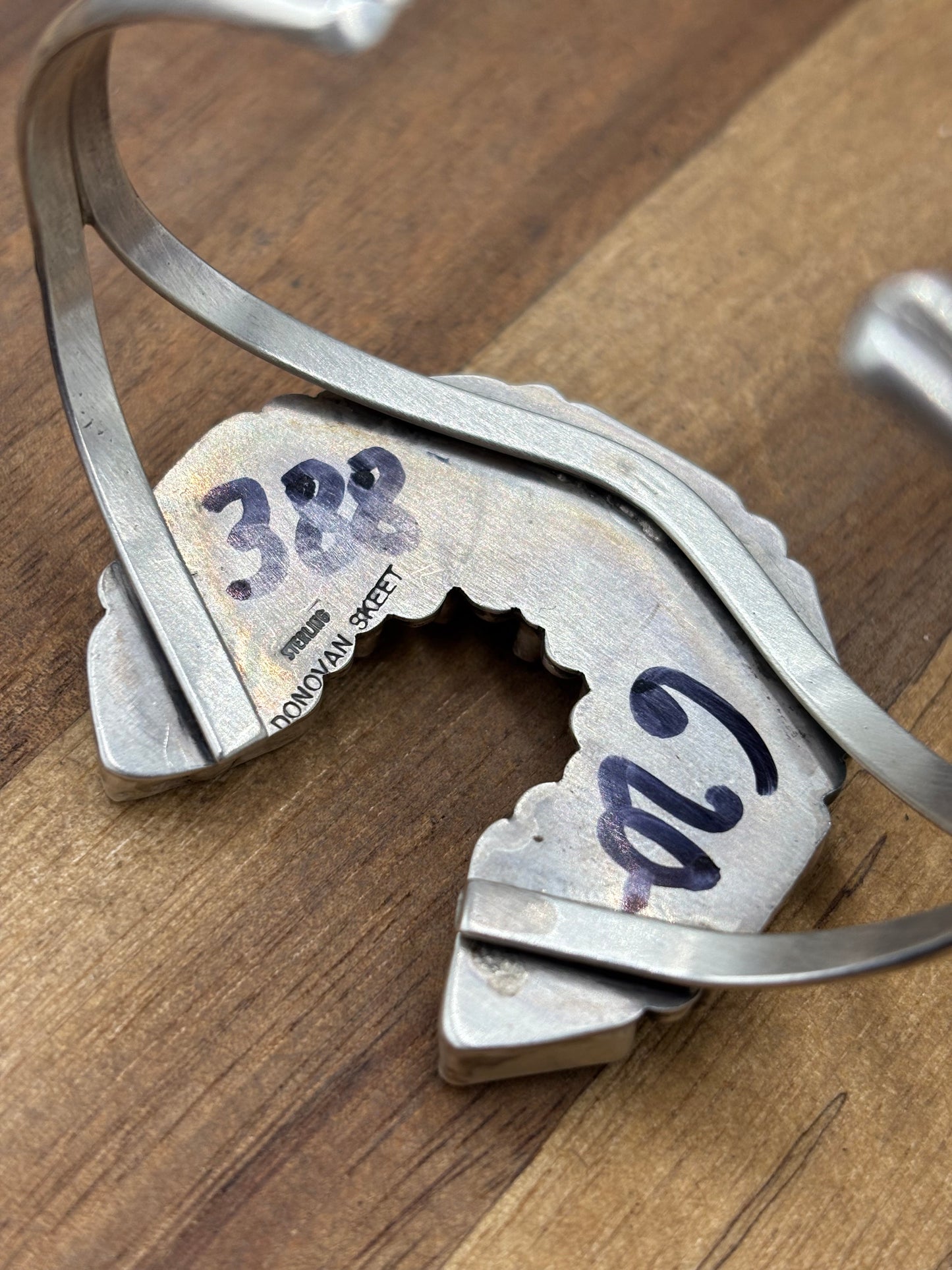 Naja Cuff #92-9 by Donovan Skeets, Navajo