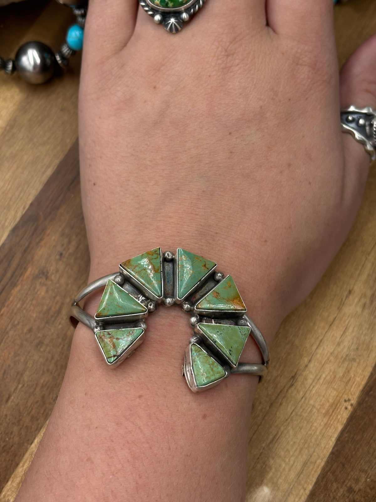 Naja Cuff #92-9 by Donovan Skeets, Navajo