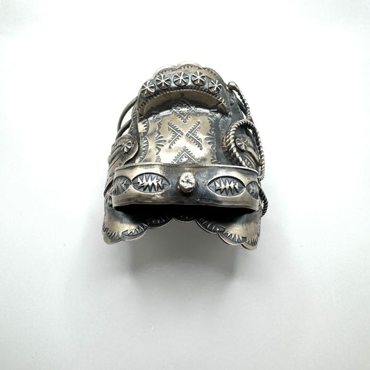 Saddle Cuff Bracelet by Navajo Artist Timothy Yazzie