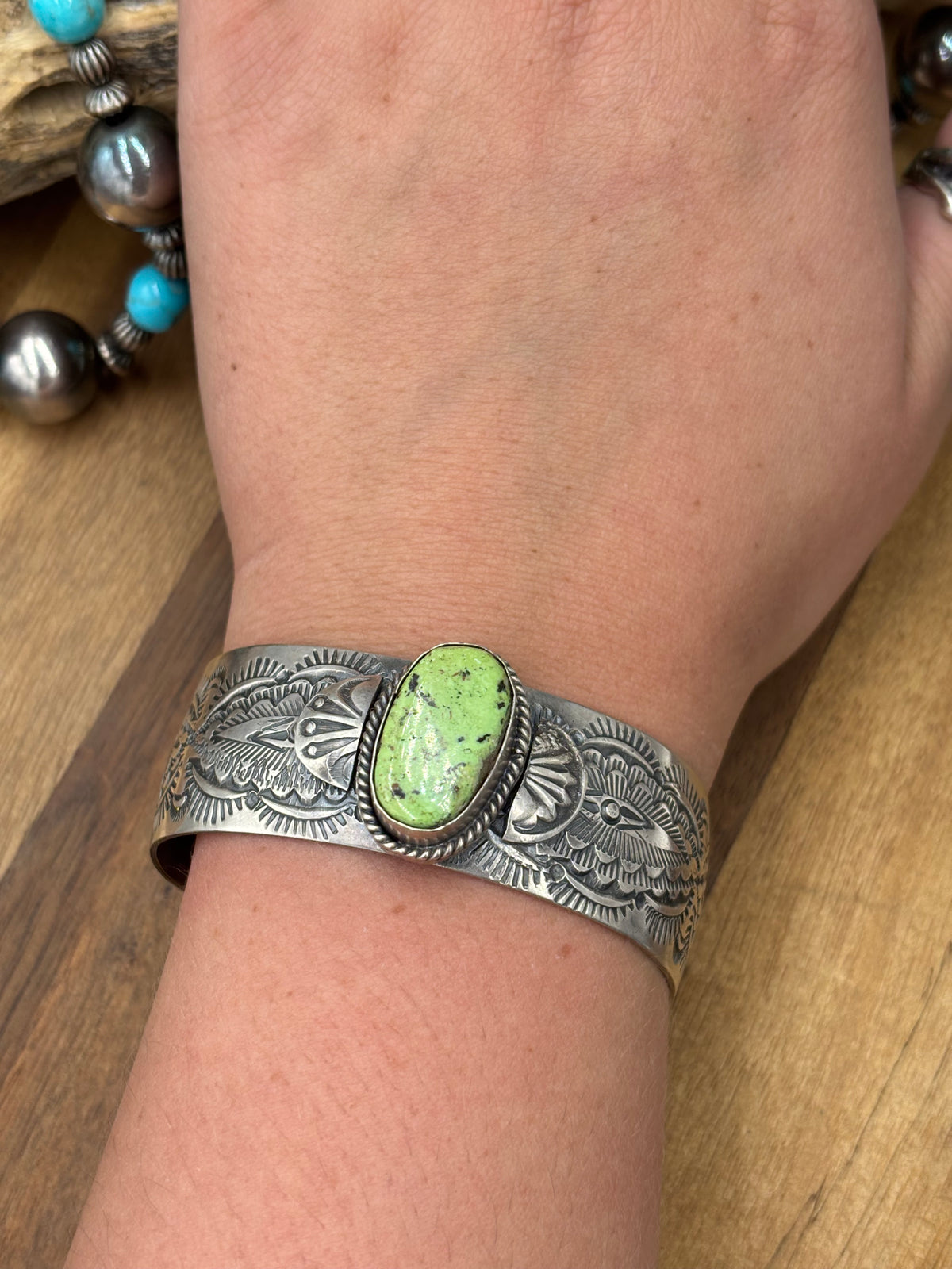 Gaspiete #92-13 Cuff by Boyd Ashley, Navajo