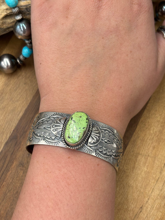 Gaspiete #92-13 Cuff by Boyd Ashley, Navajo