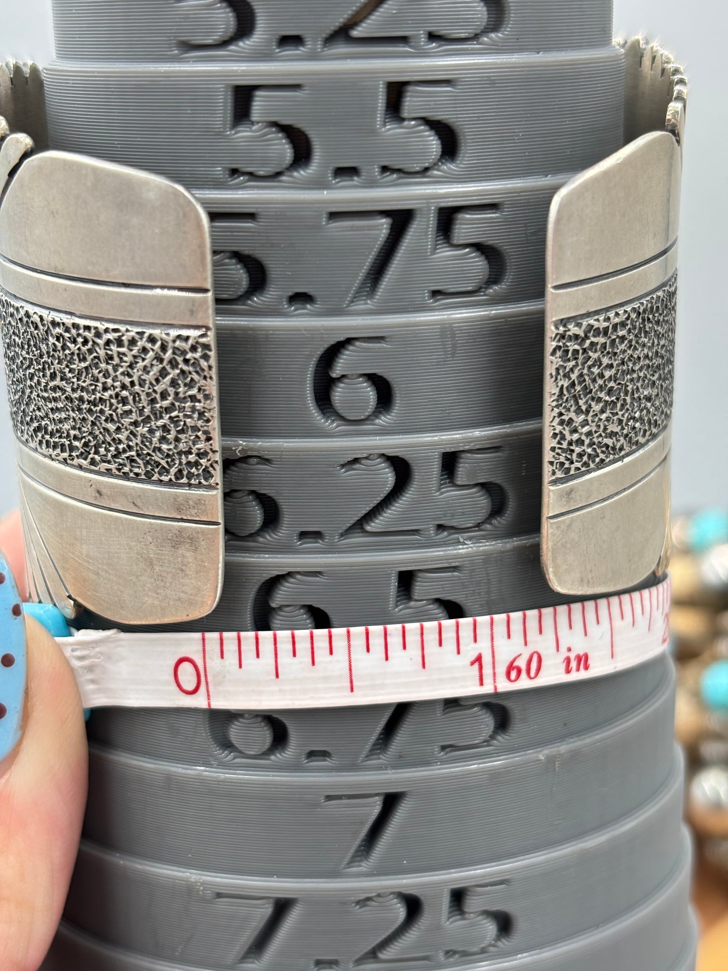 Sonoran Turquoise #92-13 Cuff by D Benally, Navajo
