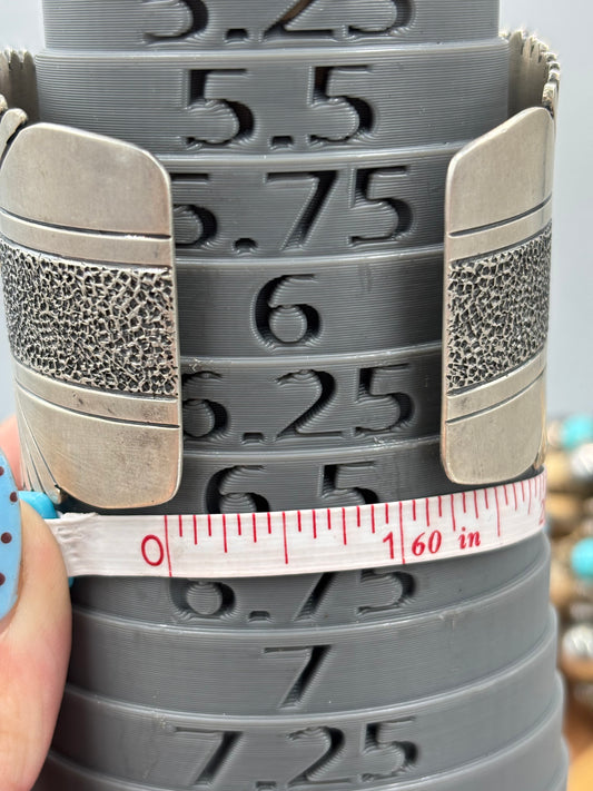 Sonoran Turquoise #92-13 Cuff by D Benally, Navajo