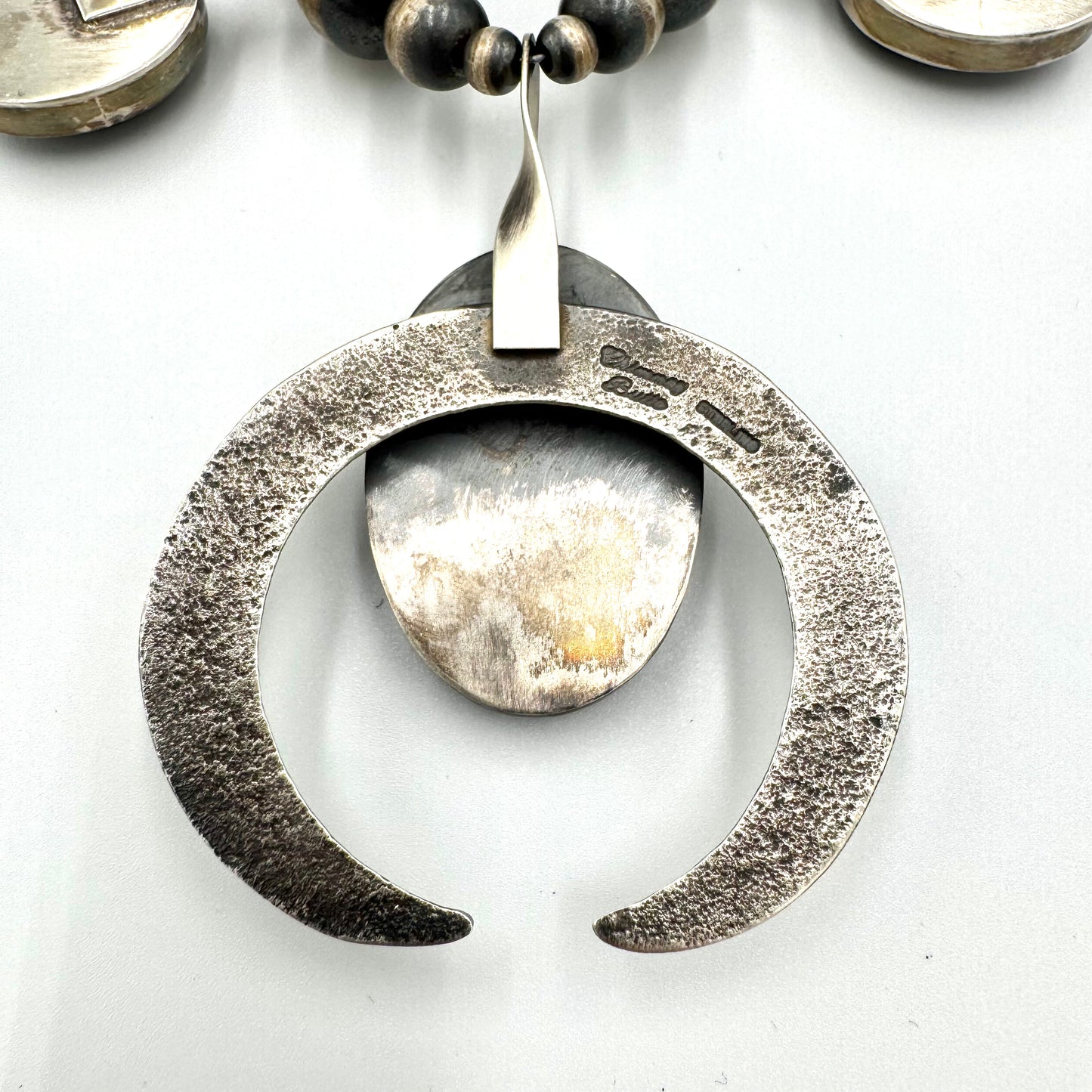 Black Onyx Statement Necklace by Chimney Butte, Navajo