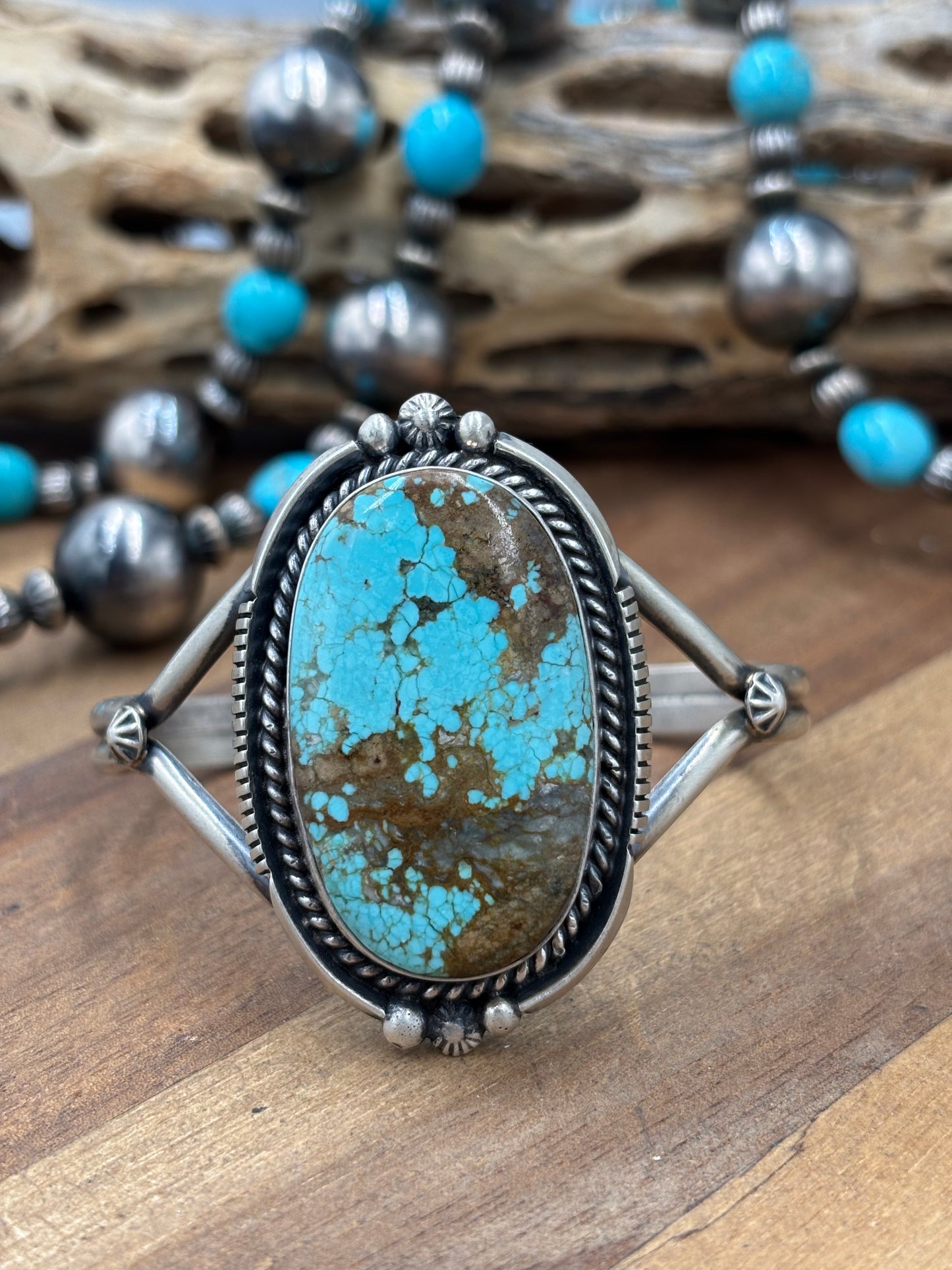 Mine #8 #96-37 Cuff by Eugene Belone, Navajo