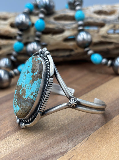 Mine #8 #96-37 Cuff by Eugene Belone, Navajo
