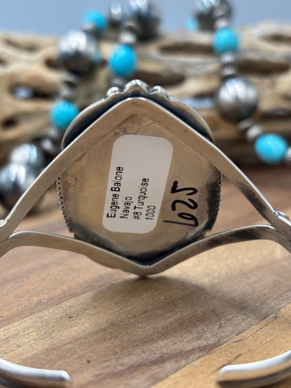 Mine #8 #96-37 Cuff by Eugene Belone, Navajo