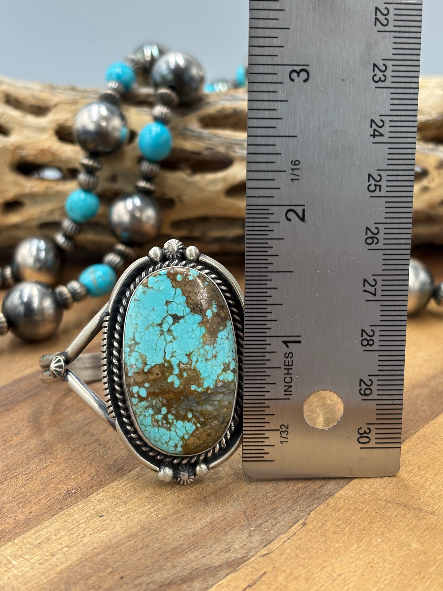 Mine #8 #96-37 Cuff by Eugene Belone, Navajo