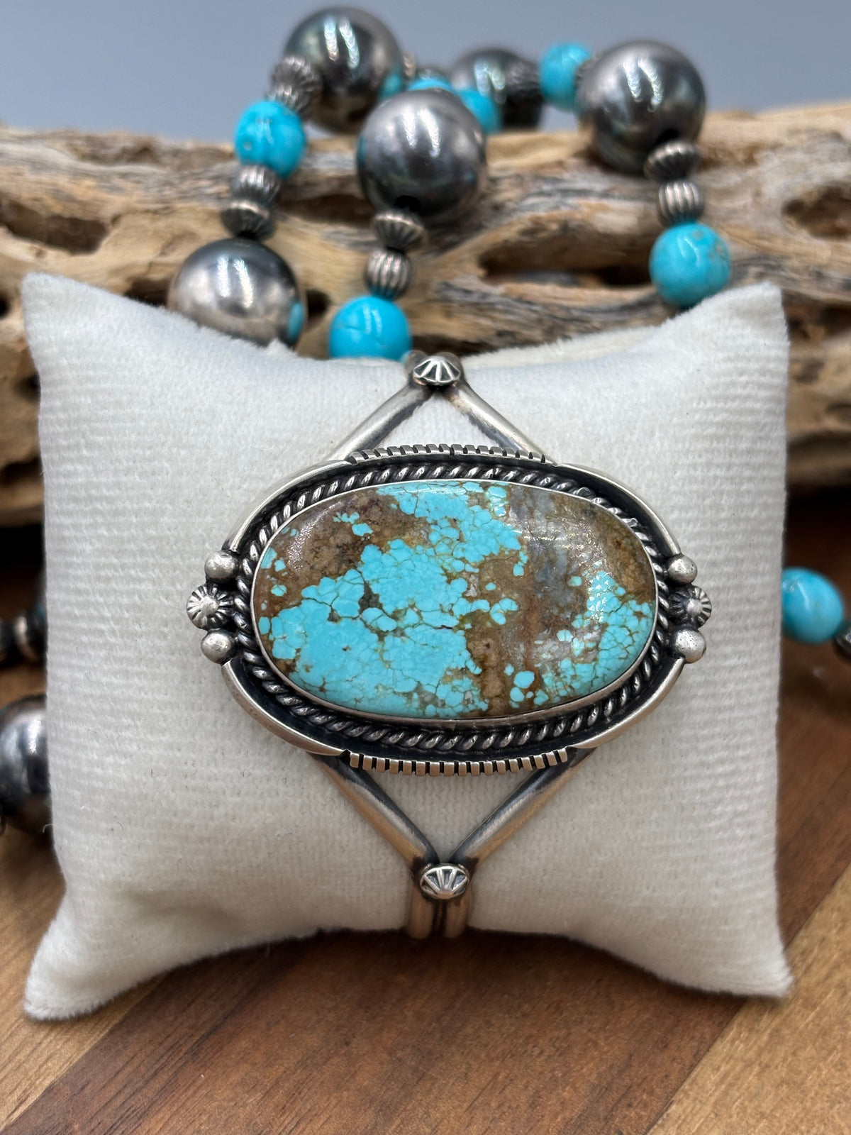 Mine #8 #96-37 Cuff by Eugene Belone, Navajo