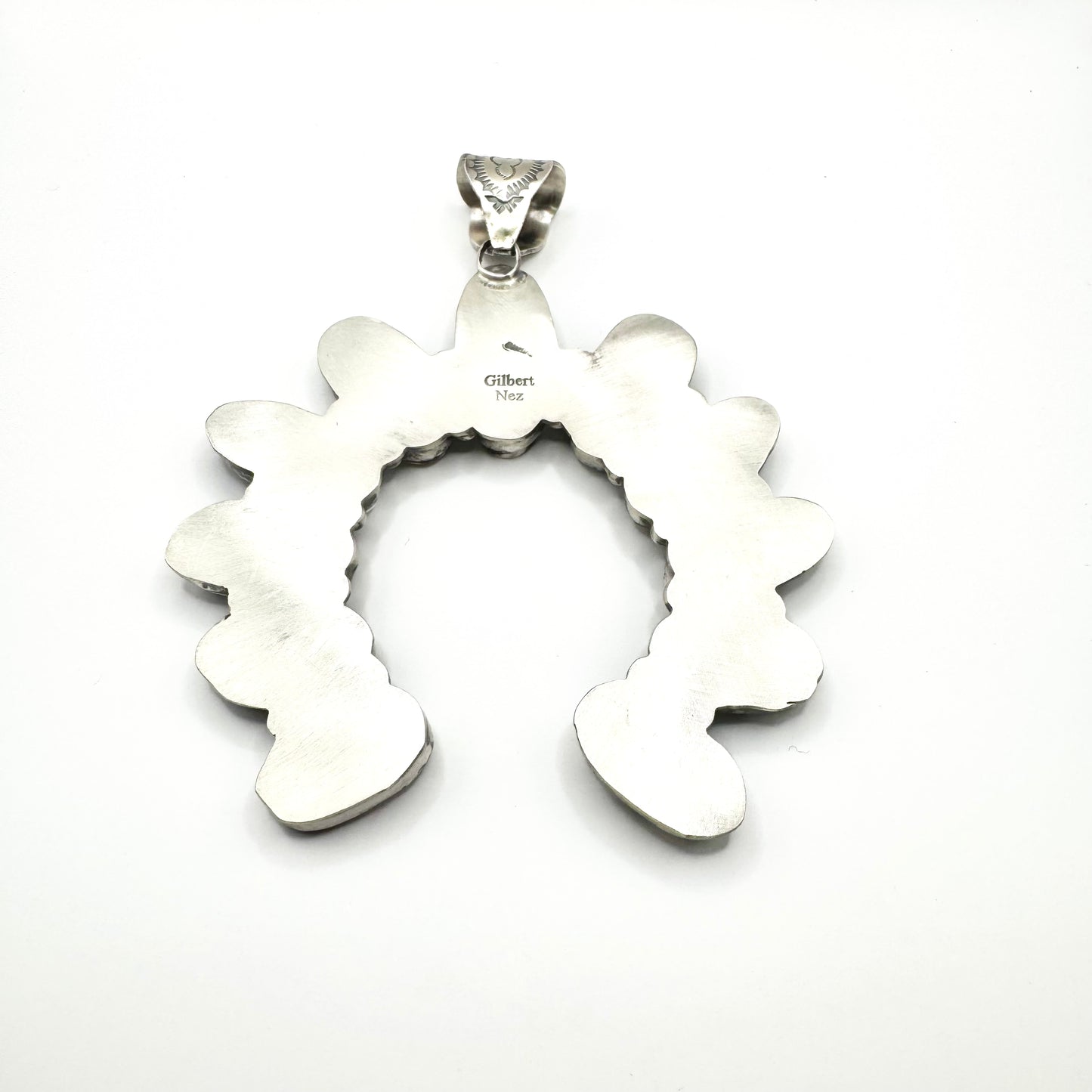Wild Horse Naja Pendant by Gilbert Nez, Navajo