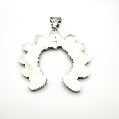 Wild Horse Naja Pendant by Gilbert Nez, Navajo