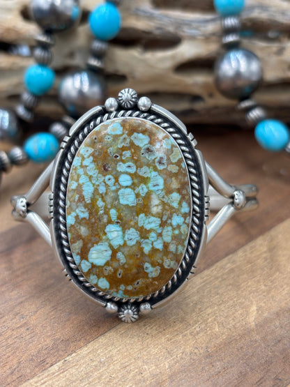 Mine #8 #96-36 Cuff by Eugene Belone, Navajo