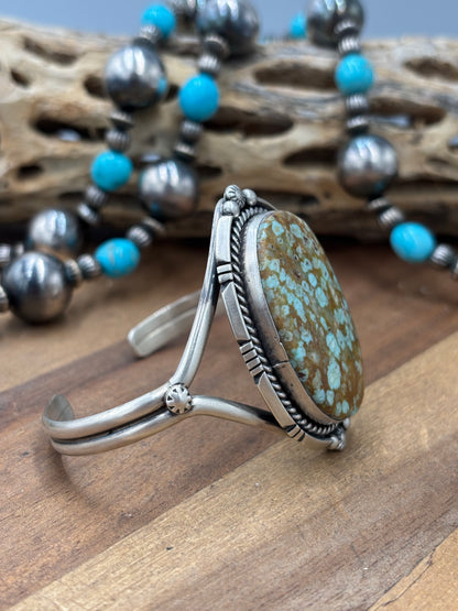 Mine #8 #96-36 Cuff by Eugene Belone, Navajo