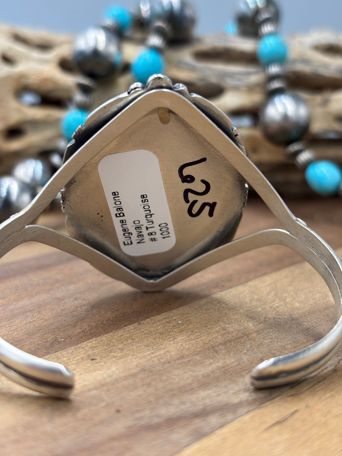 Mine #8 #96-36 Cuff by Eugene Belone, Navajo