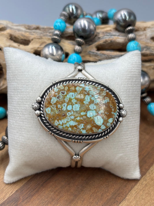 Mine #8 #96-36 Cuff by Eugene Belone, Navajo