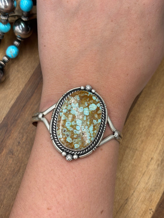 Mine #8 #96-36 Cuff by Eugene Belone, Navajo