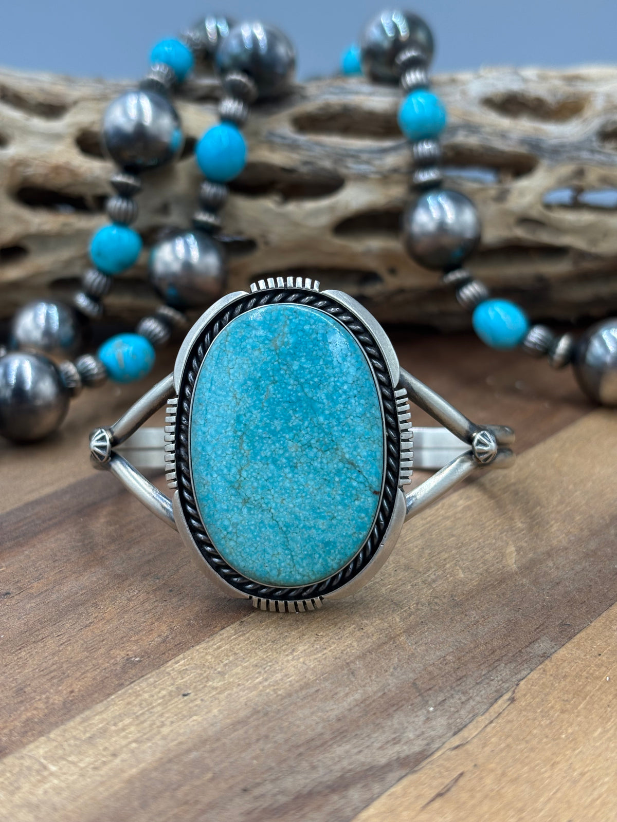 Mine #8 #96-35 Cuff by Eugene Belone, Navajo