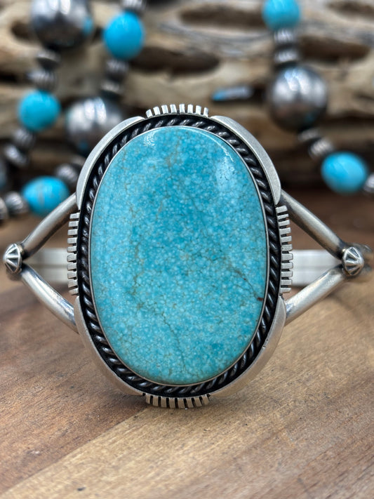 Mine #8 #96-35 Cuff by Eugene Belone, Navajo