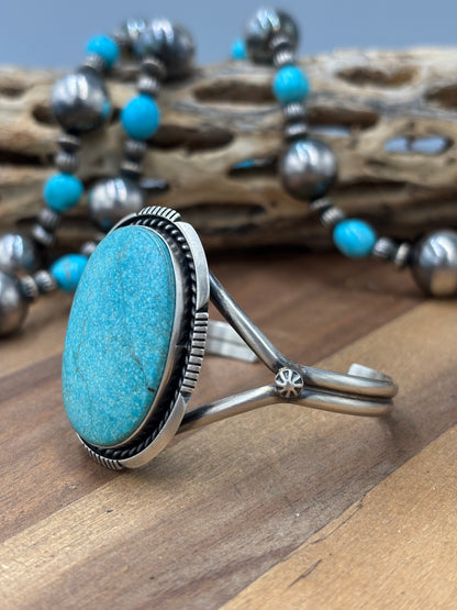 Mine #8 #96-35 Cuff by Eugene Belone, Navajo