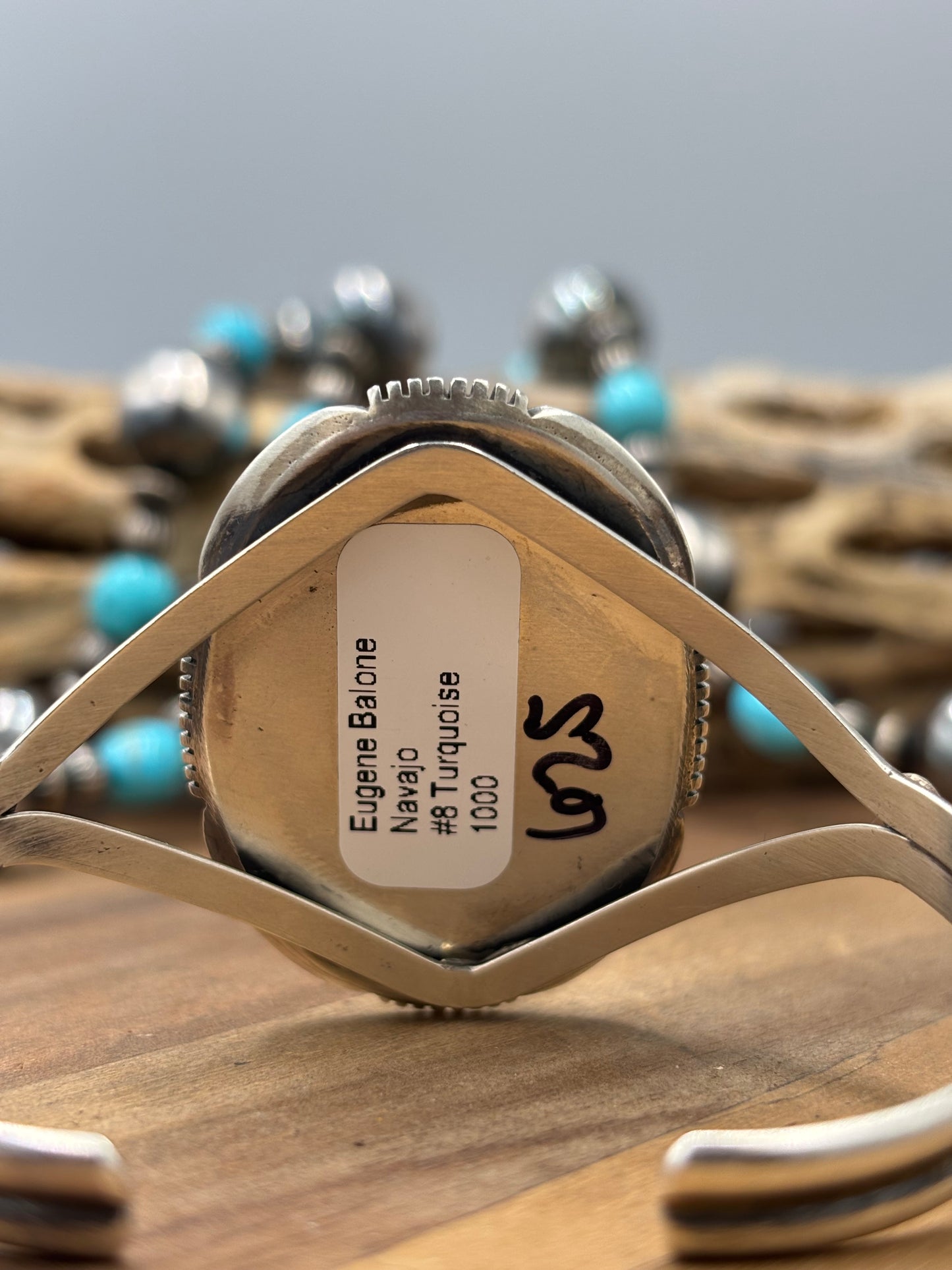 Mine #8 #96-35 Cuff by Eugene Belone, Navajo