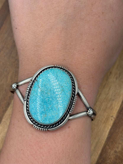 Mine #8 #96-35 Cuff by Eugene Belone, Navajo