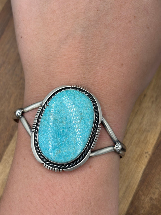 Mine #8 #96-35 Cuff by Eugene Belone, Navajo
