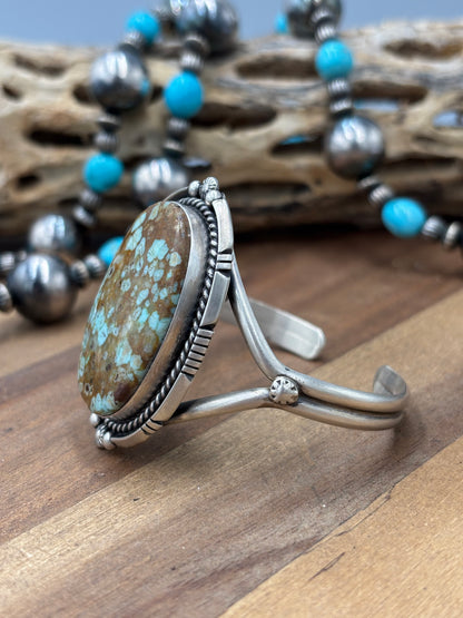 Mine #8 #96-34 Cuff by Eugene Belone, Navajo