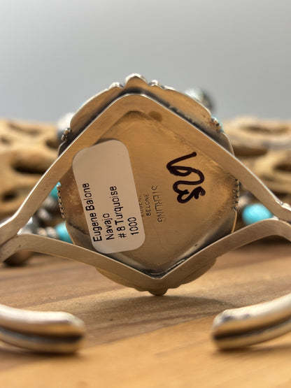 Mine #8 #96-34 Cuff by Eugene Belone, Navajo