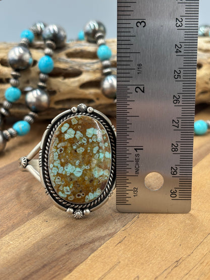 Mine #8 #96-34 Cuff by Eugene Belone, Navajo