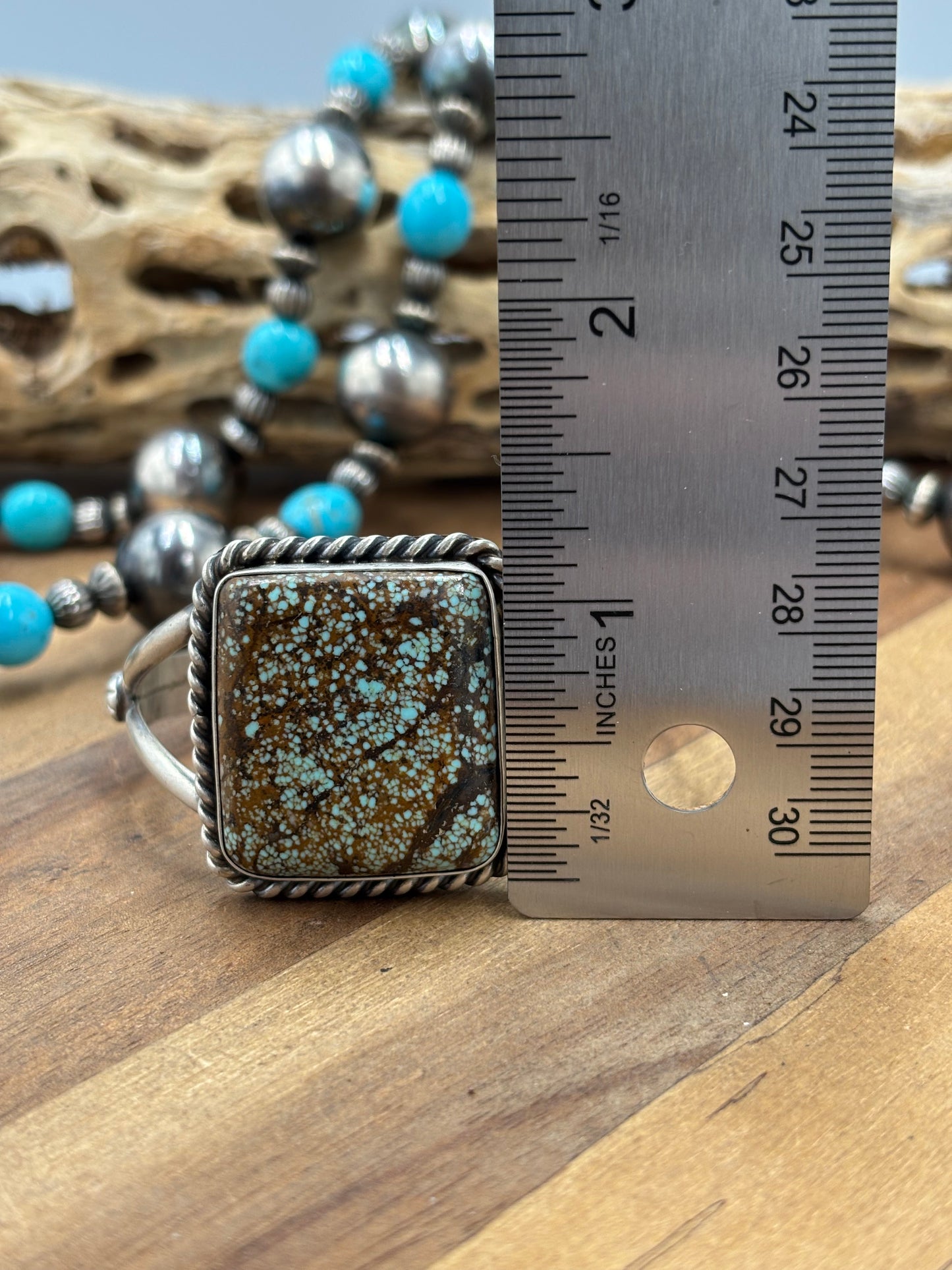 Mine #8 #96-33 Cuff by Augustine Largo, Navajo