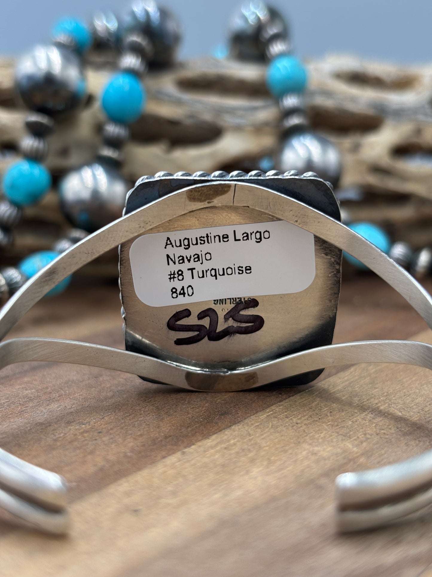Mine #8 #96-33 Cuff by Augustine Largo, Navajo