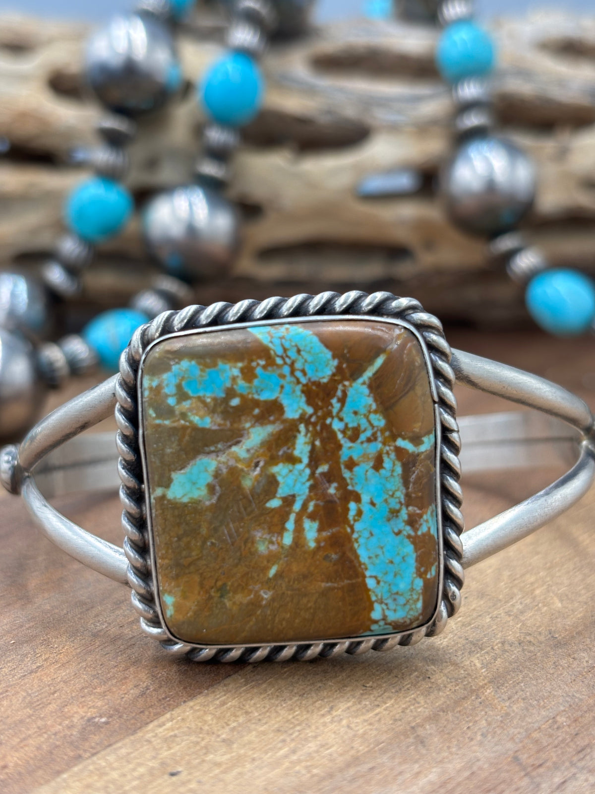 Mine #8 #96-32 Cuff by Augustine Largo, Navajo
