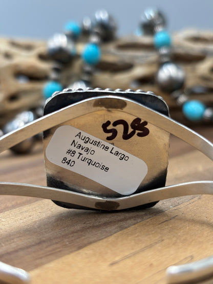 Mine #8 #96-32 Cuff by Augustine Largo, Navajo