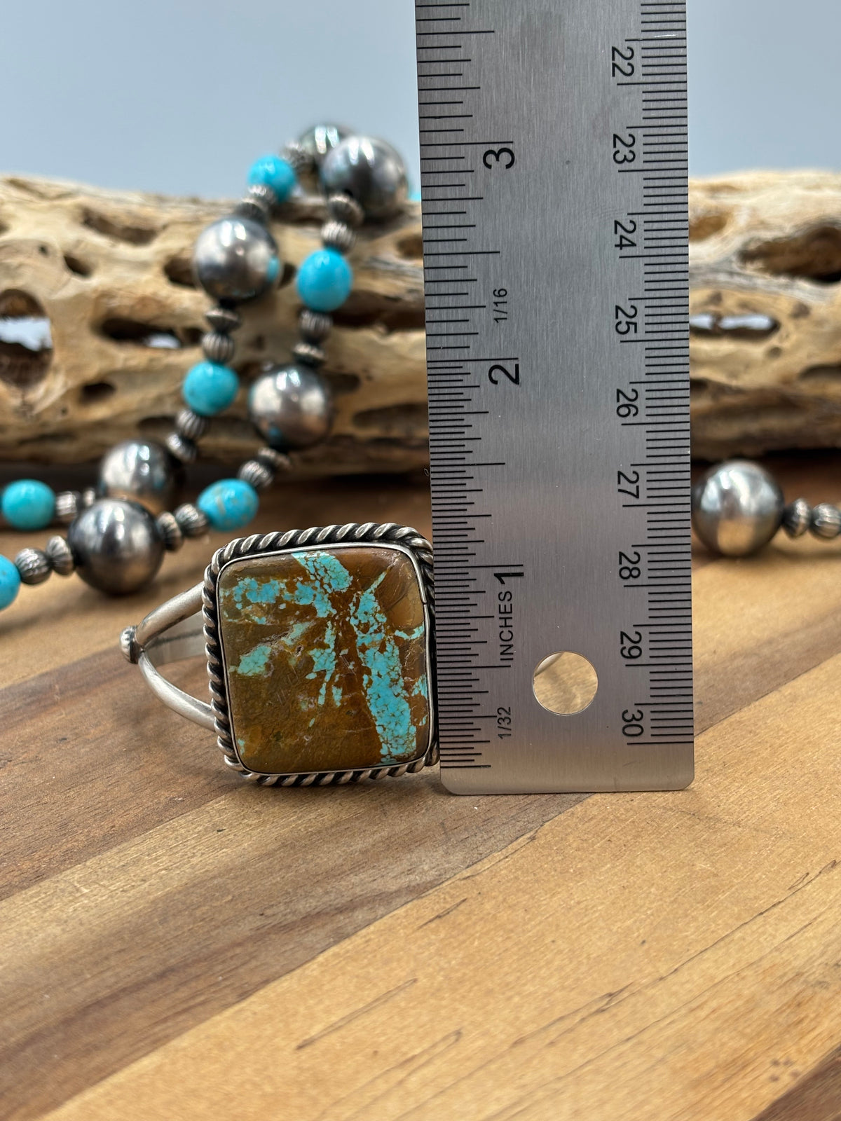 Mine #8 #96-32 Cuff by Augustine Largo, Navajo