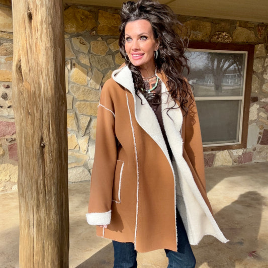 The Meg Light Brown Coat