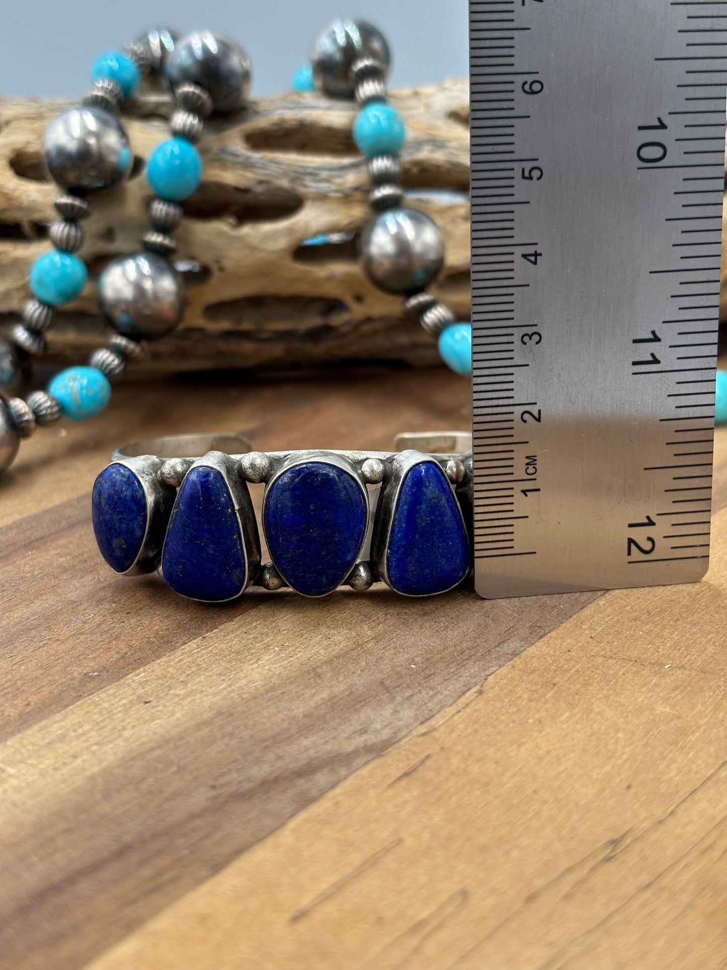 Lapis #96-27 Cuff by Augustine Largo, Navajo