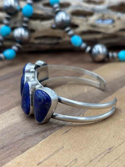Lapis #96-26 Cuff by Augustine Largo, Navajo