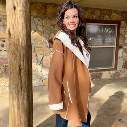 The Meg Light Brown Coat