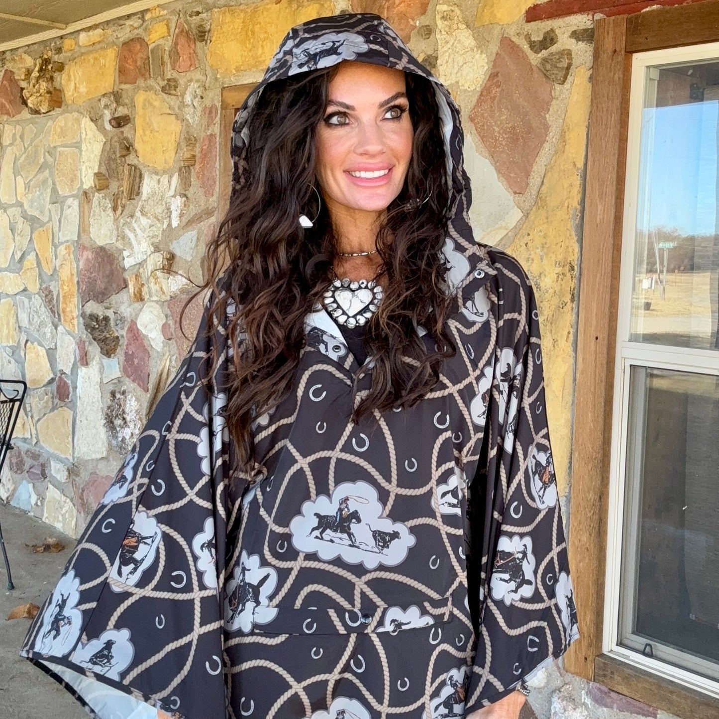 Ride the Storm Poncho