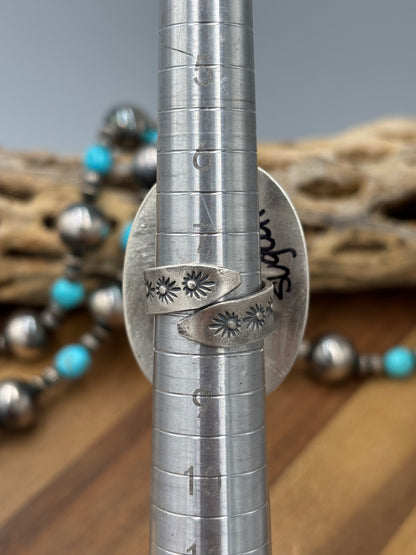 Sugulite #96-30 Adjustable Ring by Jeff Largo, Navajo