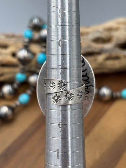 Sugulite #96-29 Adjustable Ring by Jeff Largo, Navajo