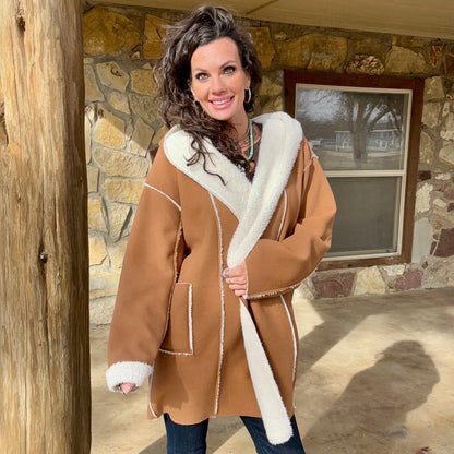 The Meg Light Brown Coat