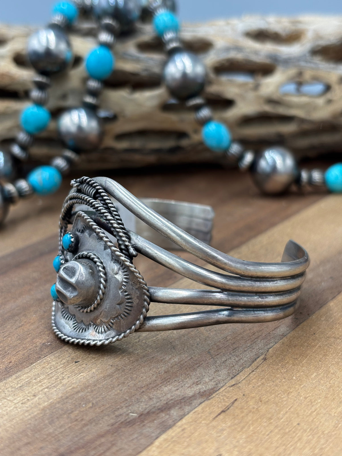 Cowboy Hat #96-23 Cuff by Bobby Platero, Navajo
