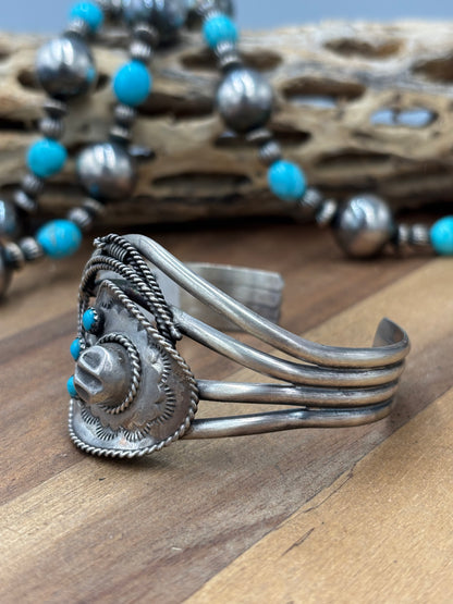 Cowboy Hat #96-23 Cuff by Bobby Platero, Navajo