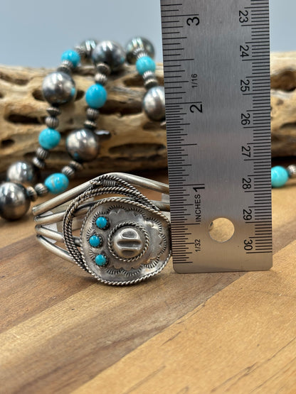 Cowboy Hat #96-23 Cuff by Bobby Platero, Navajo